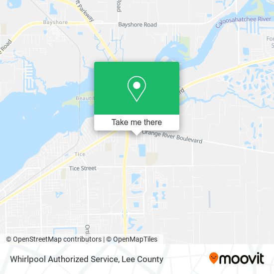 Whirlpool Authorized Service map