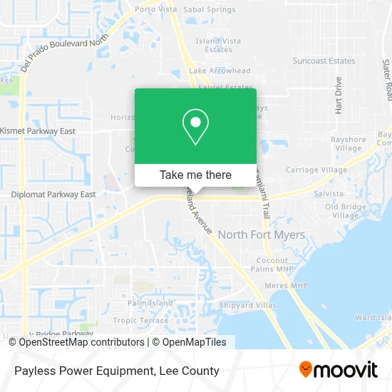 Payless Power Equipment map