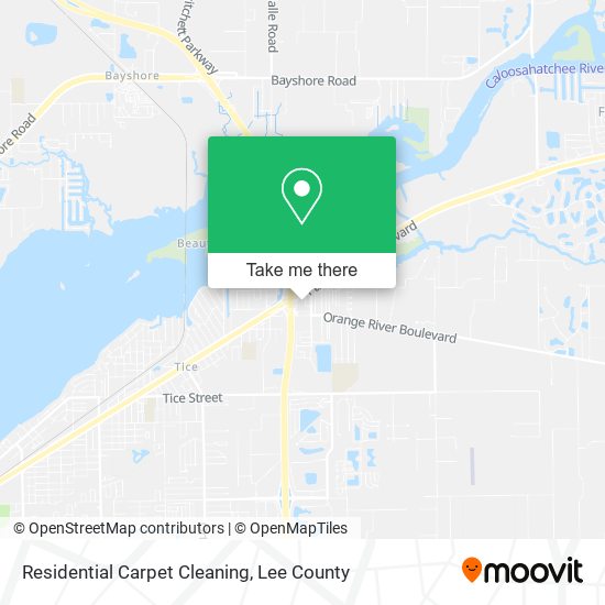 Residential Carpet Cleaning map