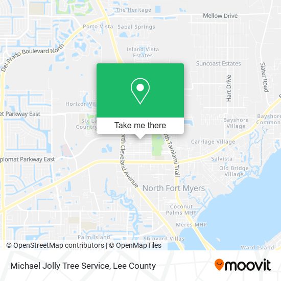 Michael Jolly Tree Service map