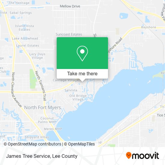 James Tree Service map