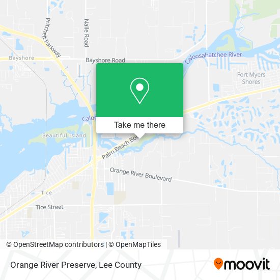 Mapa de Orange River Preserve