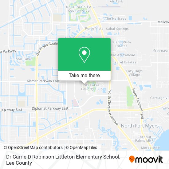 Dr Carrie D Robinson Littleton Elementary School map