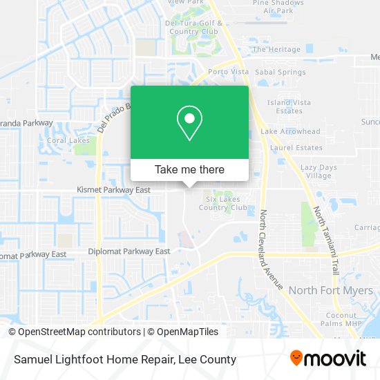 Samuel Lightfoot Home Repair map