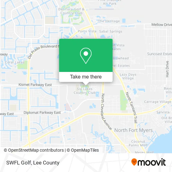 SWFL Golf map