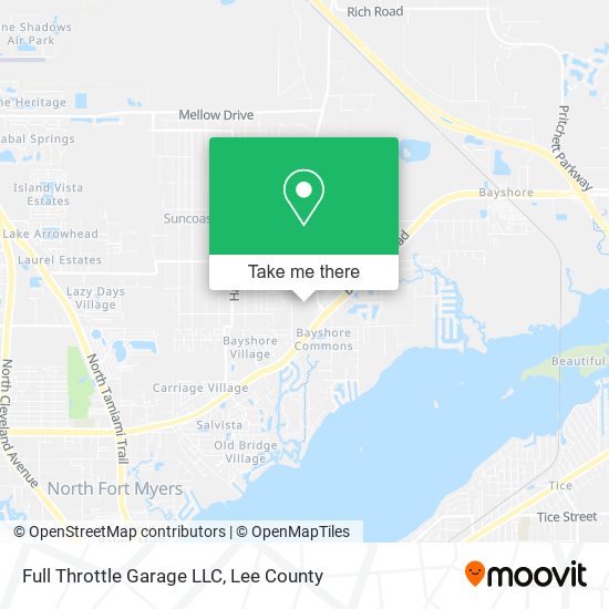 Full Throttle Garage LLC map