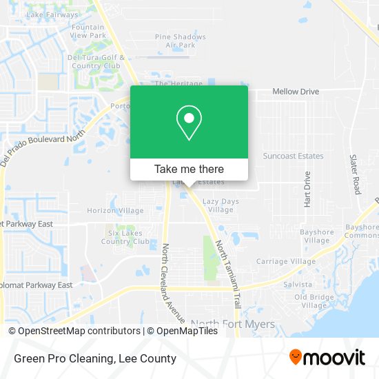 Green Pro Cleaning map