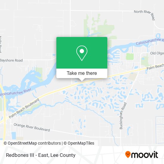 Redbones III - East map