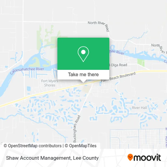 Shaw Account Management map
