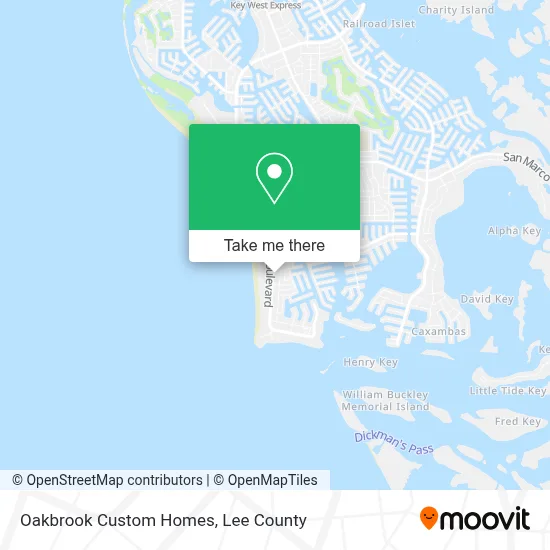 Oakbrook Custom Homes map