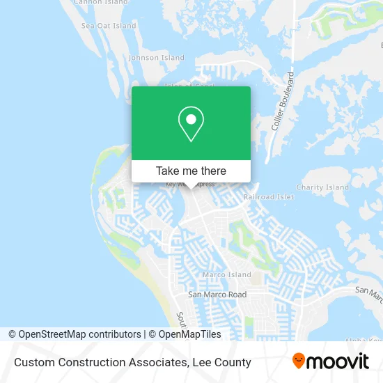 Custom Construction Associates map