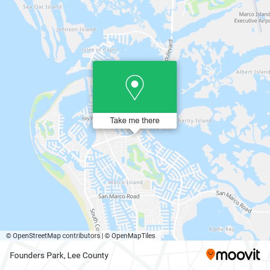 Mapa de Founders Park