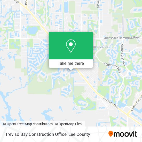 Treviso Bay Construction Office map