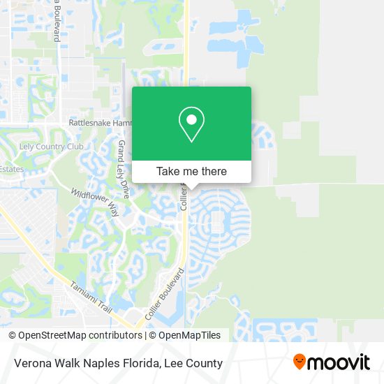 Verona Walk Naples Florida map