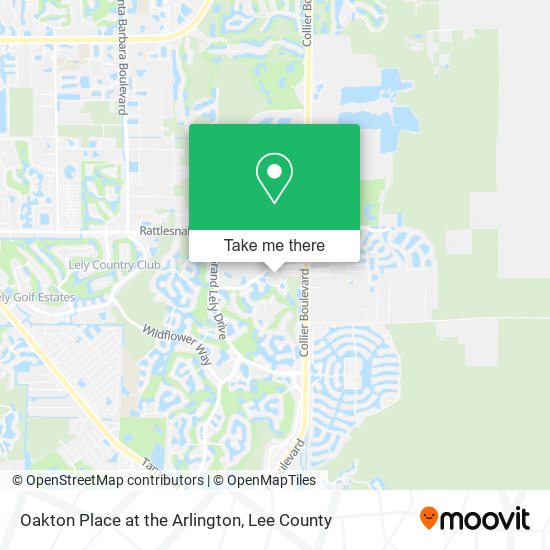 Oakton Place at the Arlington map