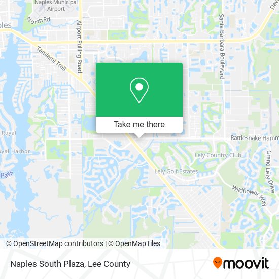 Naples South Plaza map