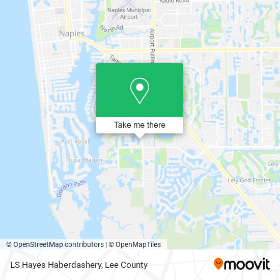 Mapa de LS Hayes Haberdashery