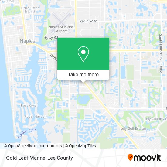 Gold Leaf Marine map