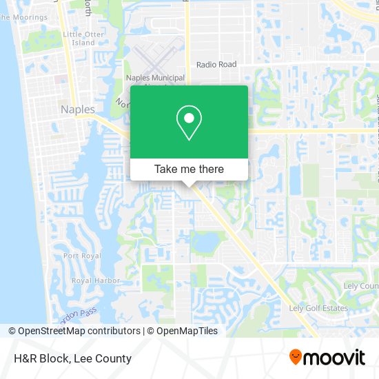 H&R Block map