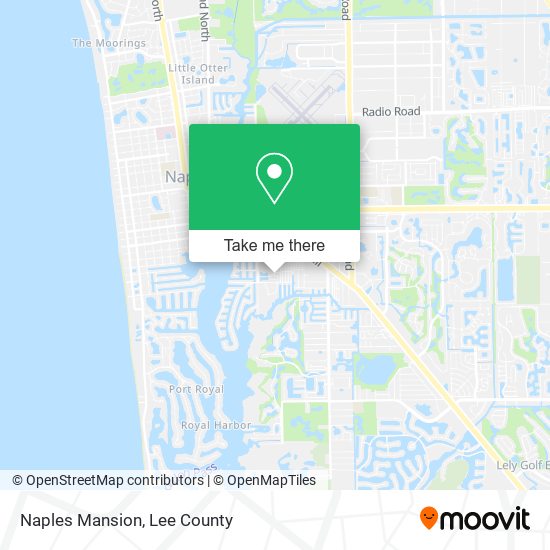 Mapa de Naples Mansion