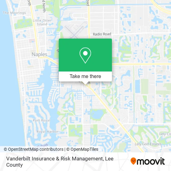 Vanderbilt Insurance & Risk Management map