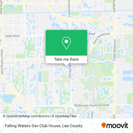 Falling Waters Dev Club House map
