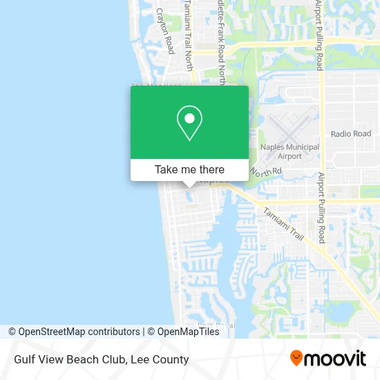 Gulf View Beach Club map