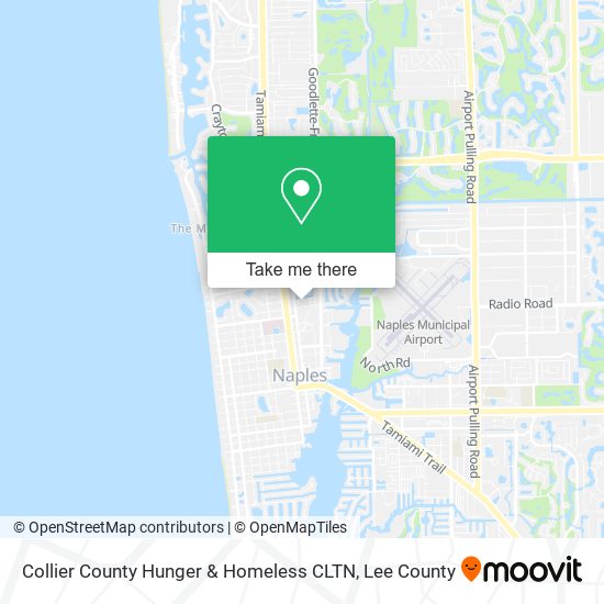 Collier County Hunger & Homeless CLTN map