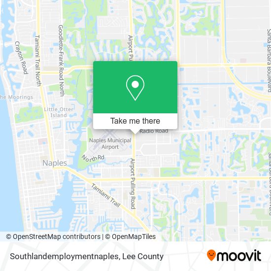 Southlandemploymentnaples map