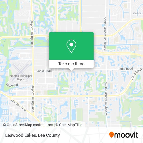 Mapa de Leawood Lakes