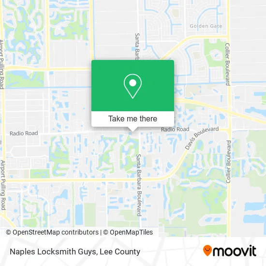Naples Locksmith Guys map