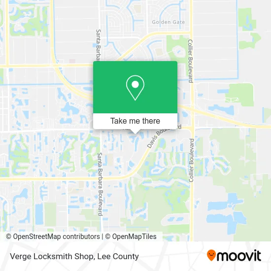 Verge Locksmith Shop map