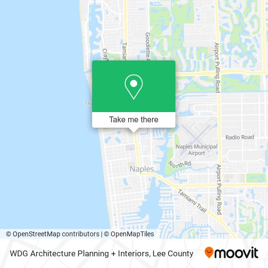 WDG Architecture Planning + Interiors map