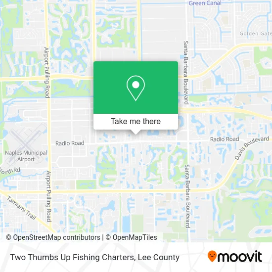 Two Thumbs Up Fishing Charters map