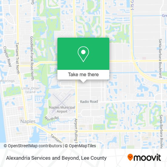 Alexandria Services and Beyond map