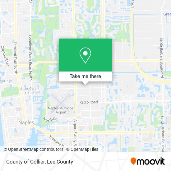 County of Collier map