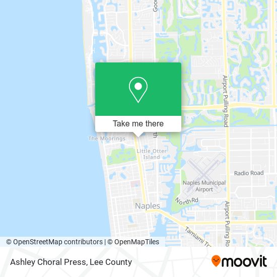Ashley Choral Press map