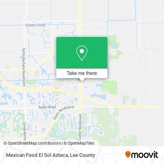 Mexican Food El Sol Azteca map