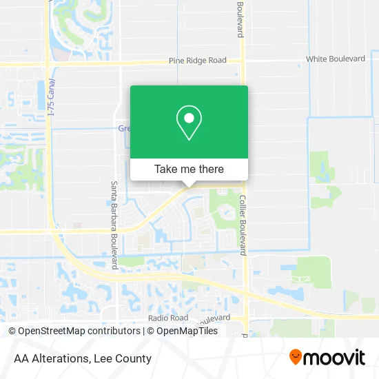 AA Alterations map