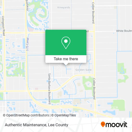 Authentic Maintenance map