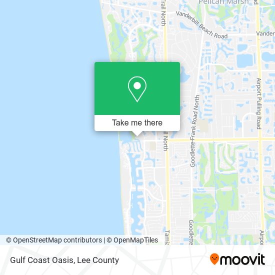 Gulf Coast Oasis map