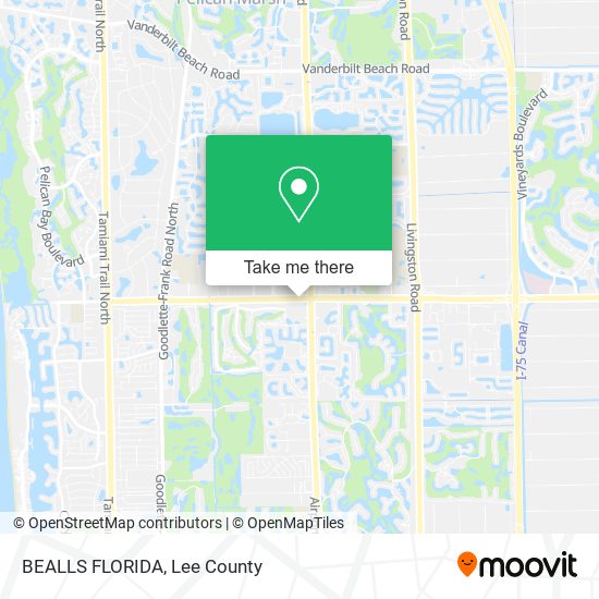 Mapa de BEALLS FLORIDA
