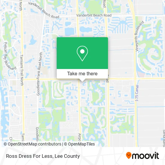 Ross Dress For Less map