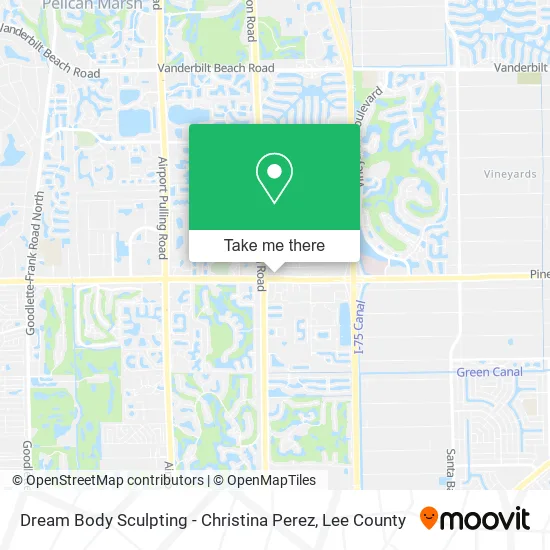 Mapa de Dream Body Sculpting - Christina Perez