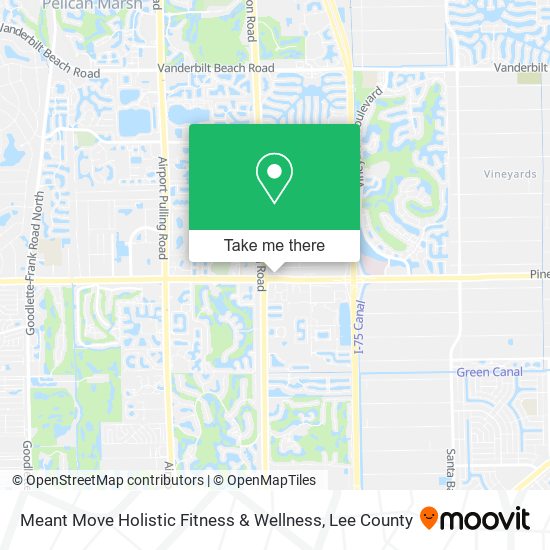 Meant Move Holistic Fitness & Wellness map
