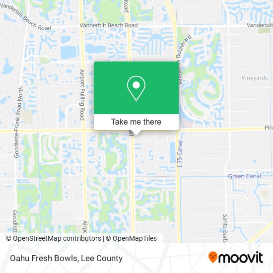 Oahu Fresh Bowls map