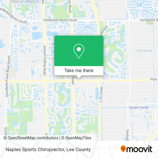 Naples Sports Chiropractor map