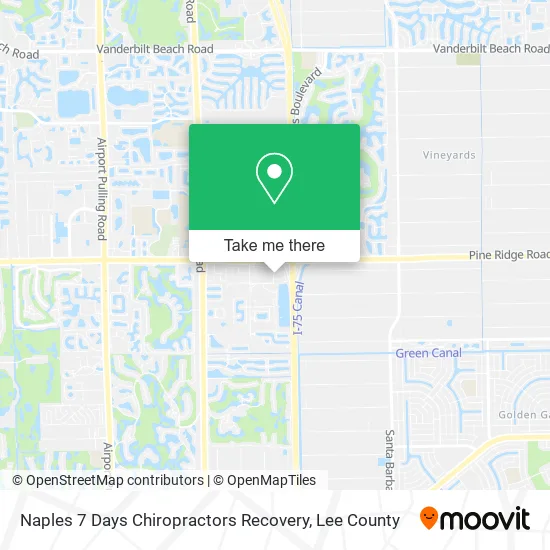 Naples 7 Days Chiropractors Recovery map