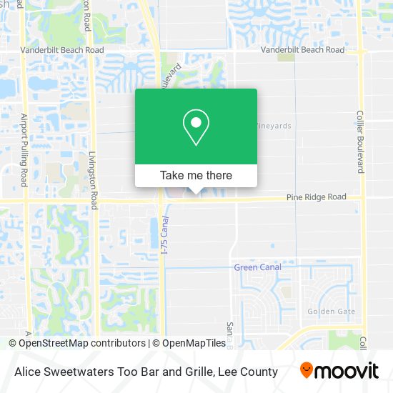 Alice Sweetwaters Too Bar and Grille map