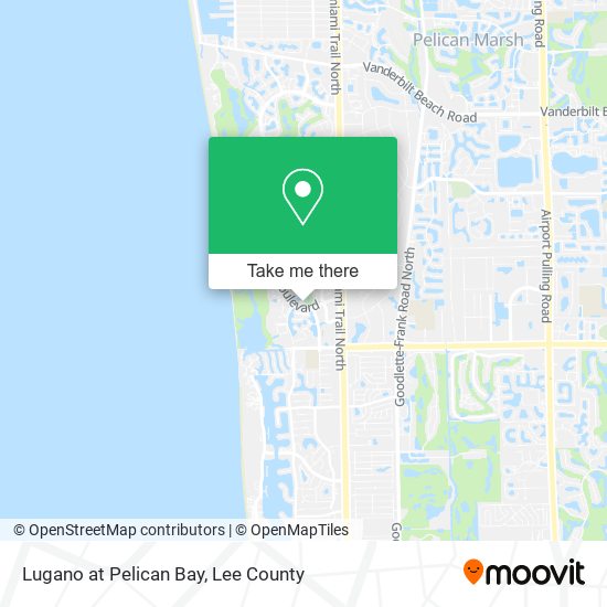Lugano at Pelican Bay map
